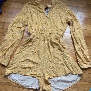 Yellow romper